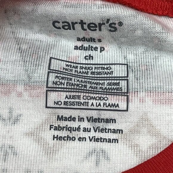 Carters‎ Pajamas Set Adult S 2 Piece Holiday Trees Christmas Snug Fit Cotton - Picture 4 of 11